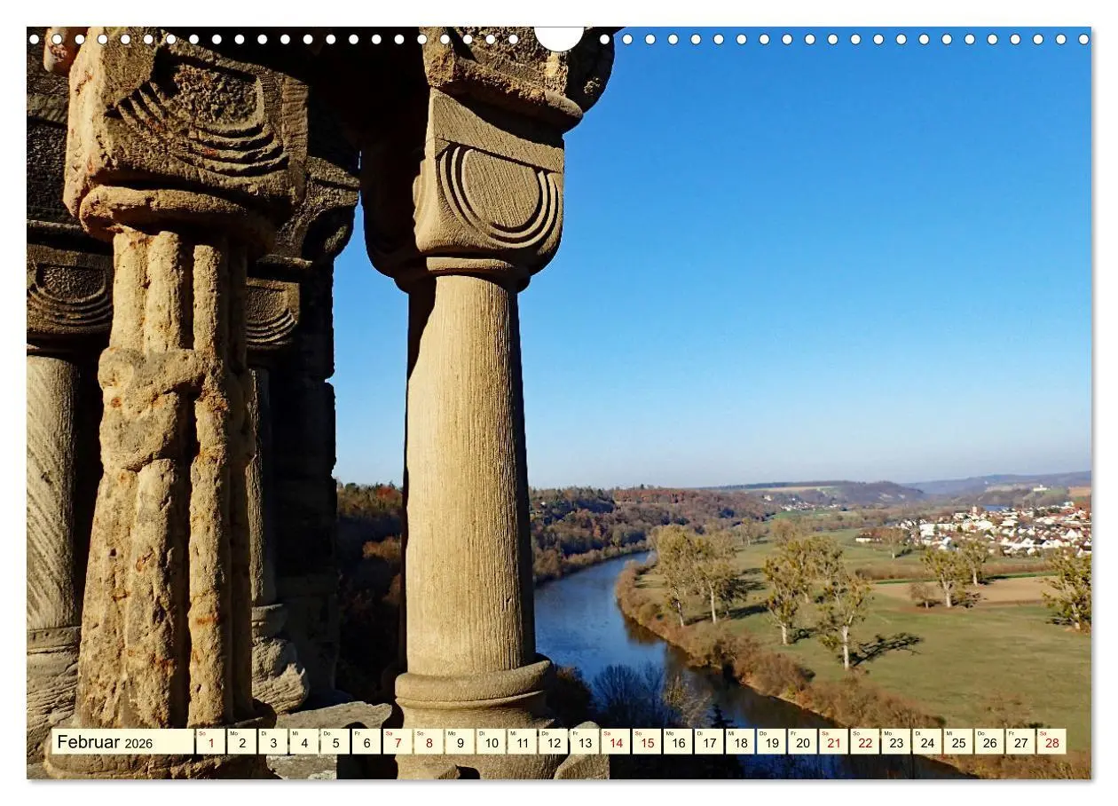 Bild: 9783457543085 | Unterwegs in Bad Wimpfen (Wandkalender 2026 DIN A3 quer), CALVENDO...