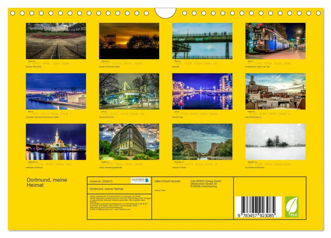 Bild: 9783457923085 | Dortmund, meine Heimat (Wandkalender 2026 DIN A4 quer), CALVENDO...