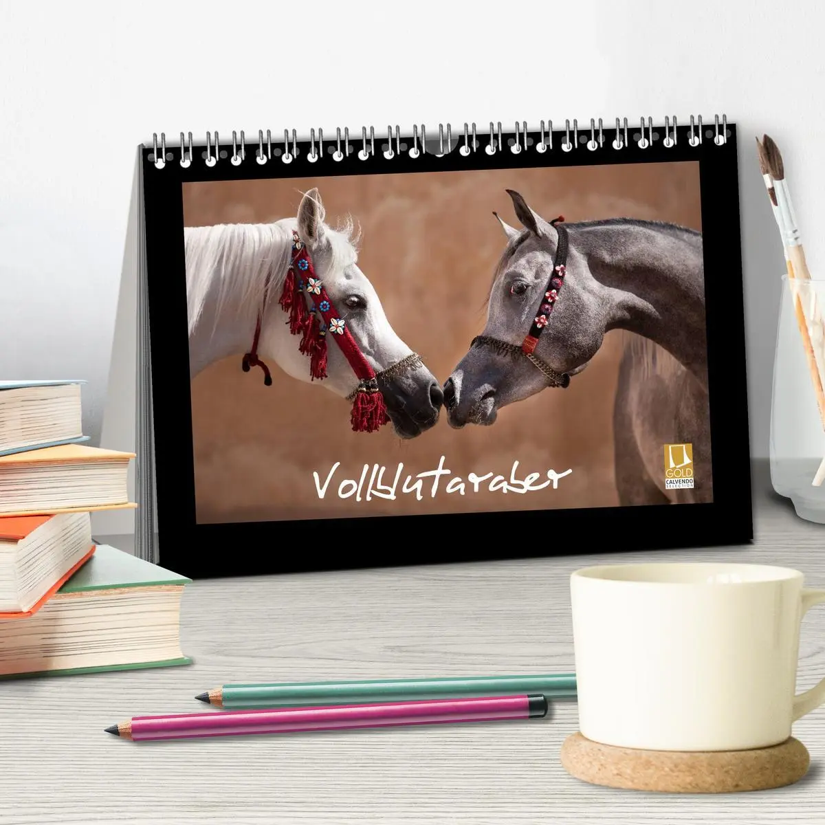 Bild: 9783516183085 | Vollblutaraber (Tischkalender 2026 DIN A5 quer), CALVENDO...