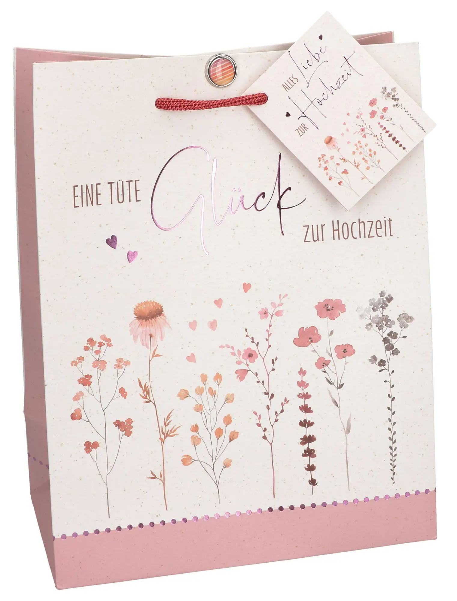 Wundertüte zur Hochzeit. Liebevoll gefüllte Überraschungstüte mit kleinen Geschenkartikeln zur Trauung