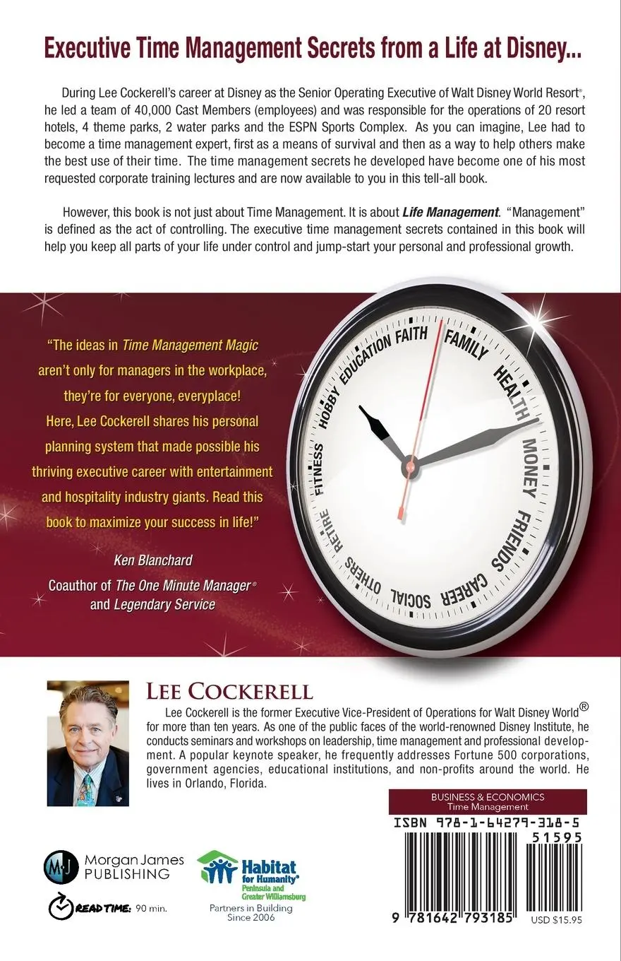 Rückseite: 9781642793185 | Time Management Magic | Lee Cockerell | Taschenbuch | Englisch | 2019