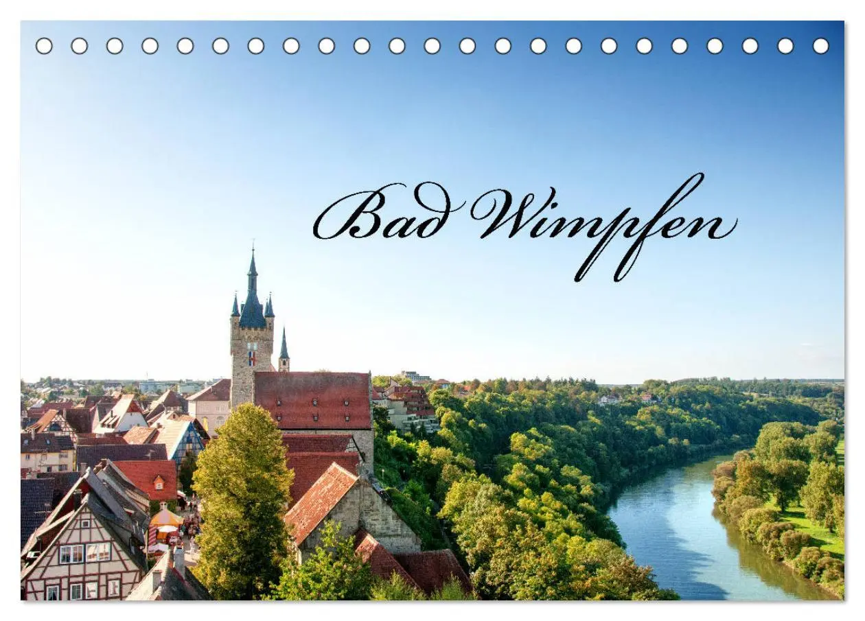 Cover: 9783457773185 | Bad Wimpfen. (Tischkalender 2026 DIN A5 quer), CALVENDO Monatskalender