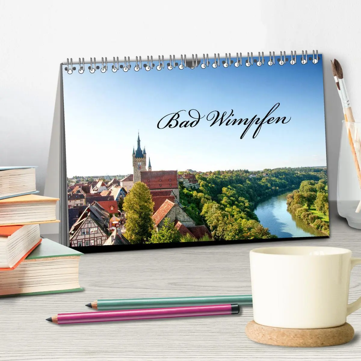 Bild: 9783457773185 | Bad Wimpfen. (Tischkalender 2026 DIN A5 quer), CALVENDO Monatskalender