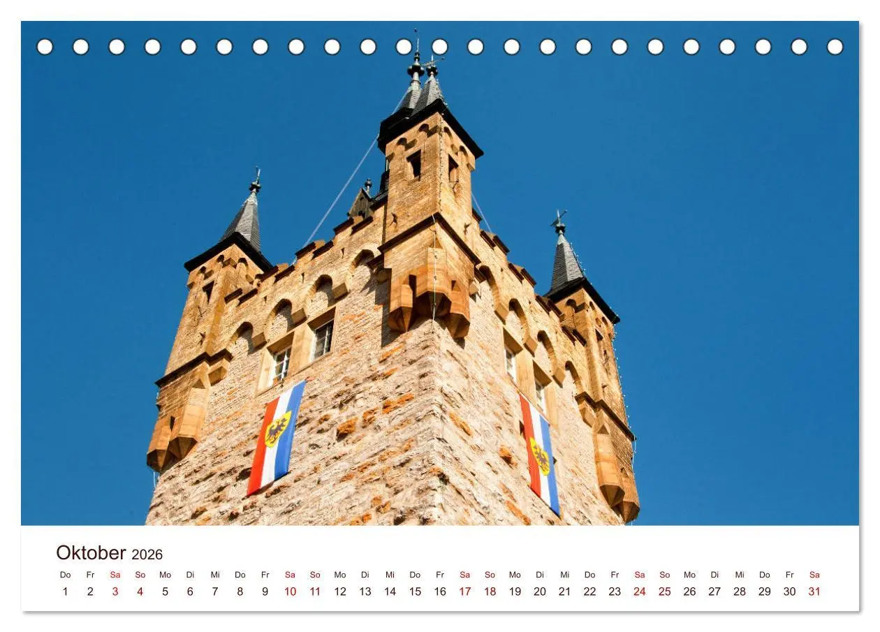 Bild: 9783457773185 | Bad Wimpfen. (Tischkalender 2026 DIN A5 quer), CALVENDO Monatskalender