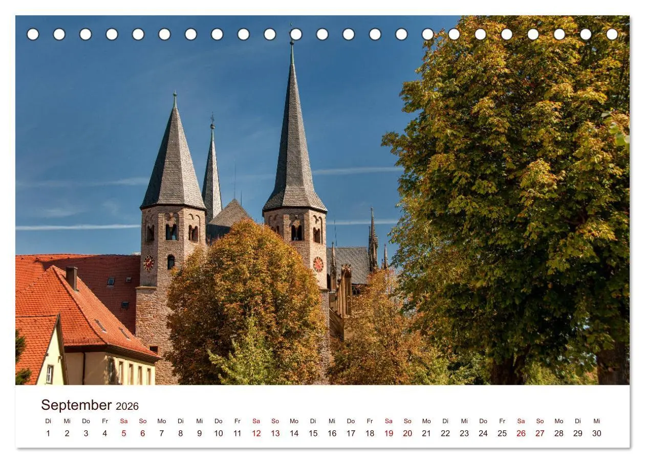 Bild: 9783457773185 | Bad Wimpfen. (Tischkalender 2026 DIN A5 quer), CALVENDO Monatskalender