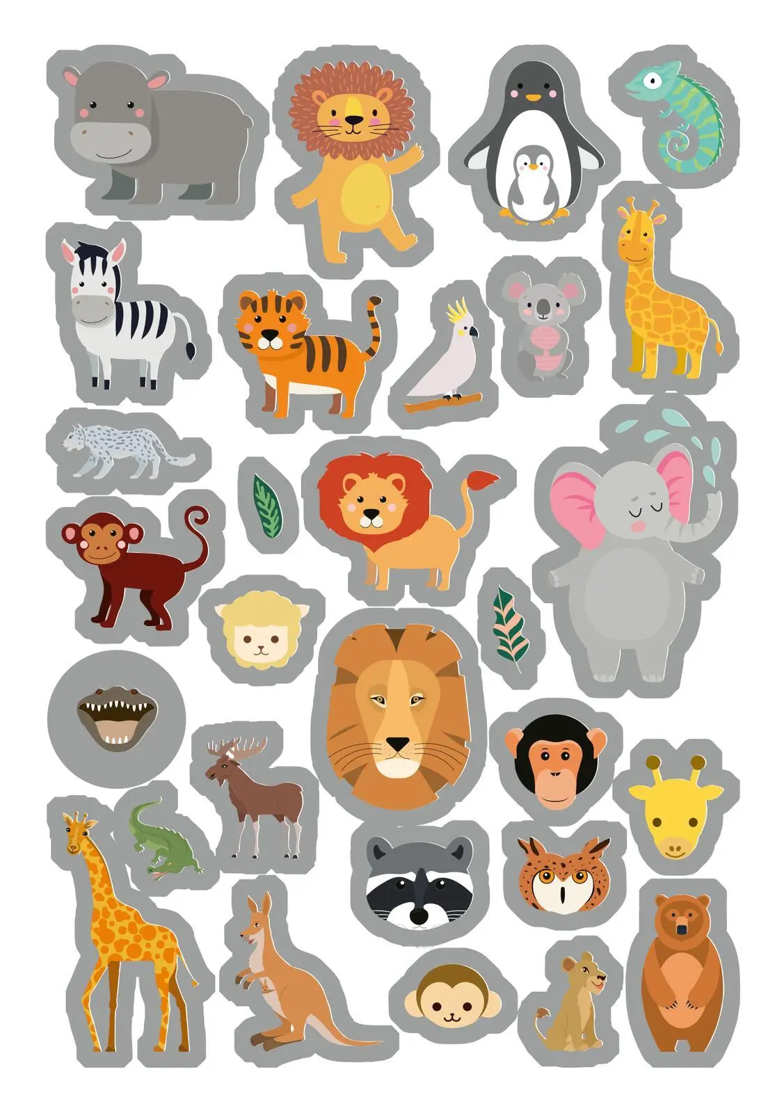 Bild: 4014489133285 | Metallic-Sticker - Wilde Tiere | Über 200 Super-Glanz-Sticker | 16 S.