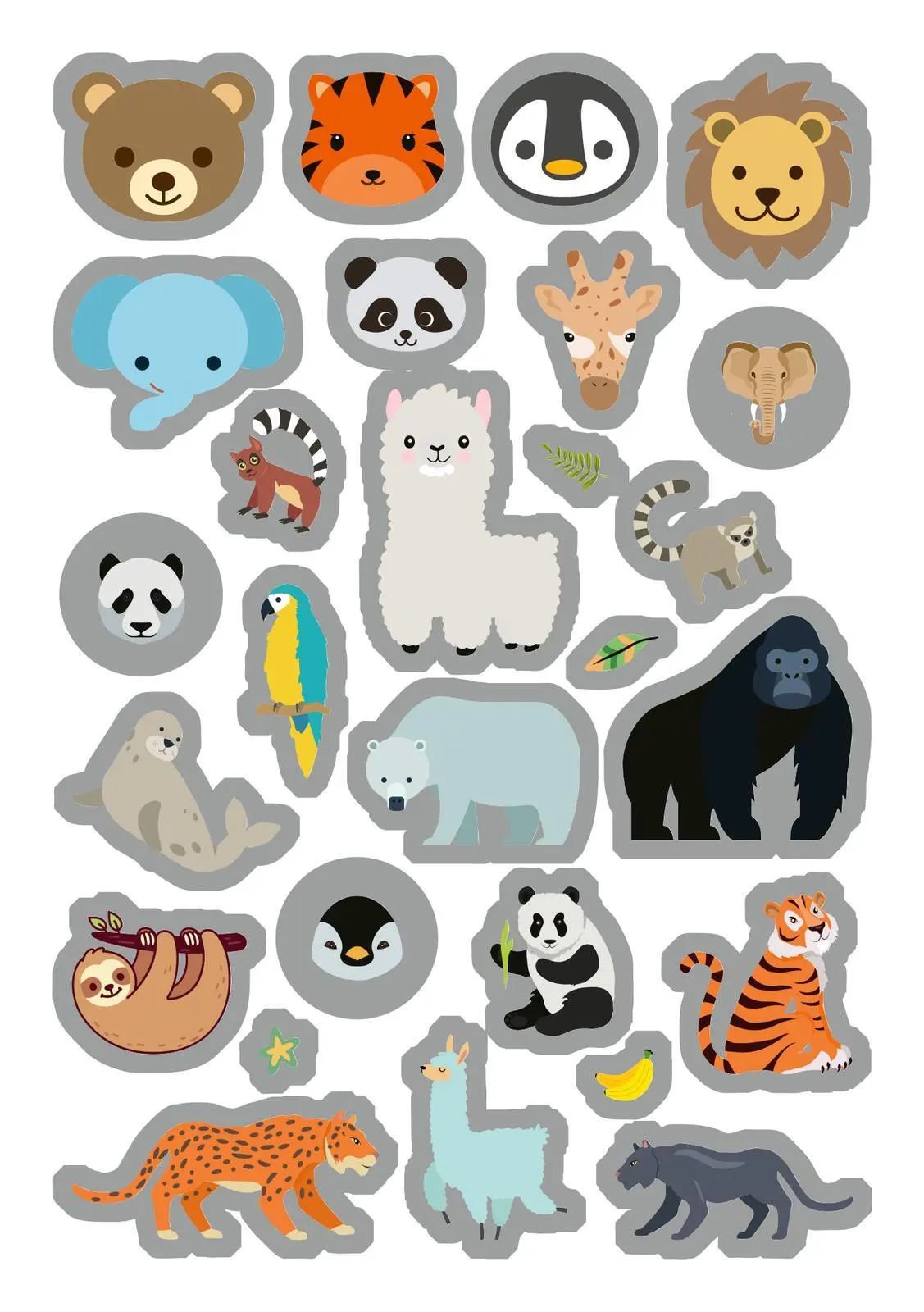 Bild: 4014489133285 | Metallic-Sticker - Wilde Tiere | Über 200 Super-Glanz-Sticker | 16 S.