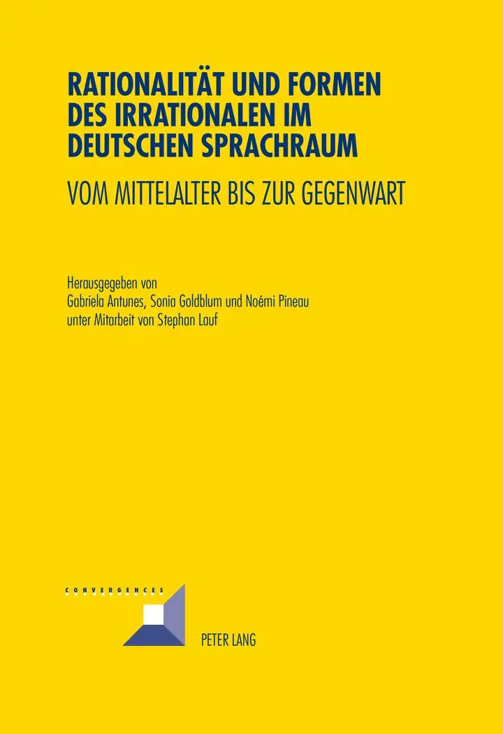 Cover: 9783034313285 | Rationalität und Formen des Irrationalen im deutschen Sprachraum