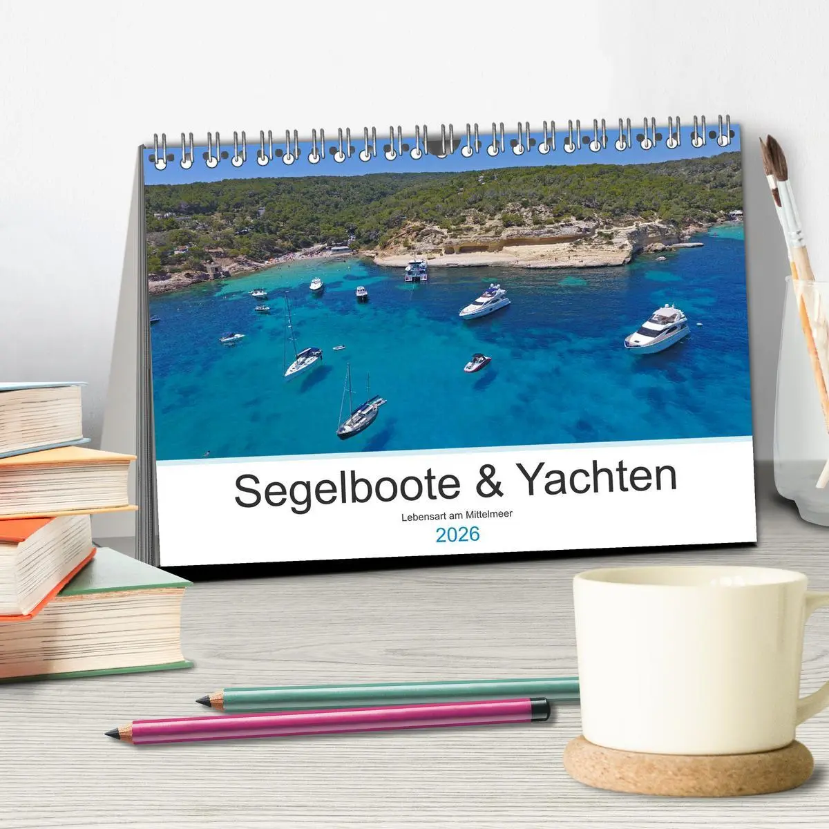 Bild: 9783457693285 | Segelboote und Yachten - Lebensart am Mittelmeer (Tischkalender...