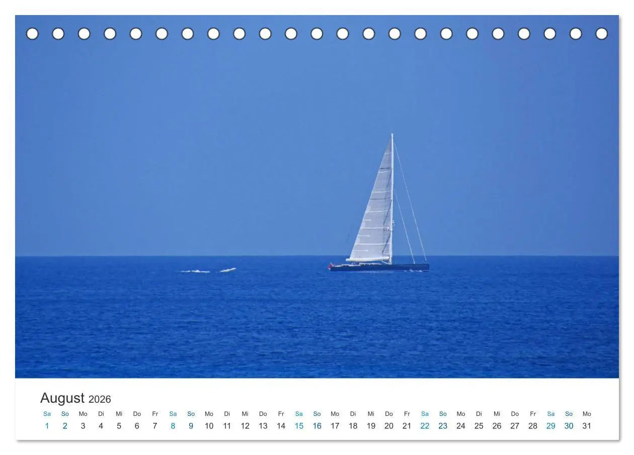 Bild: 9783457693285 | Segelboote und Yachten - Lebensart am Mittelmeer (Tischkalender...