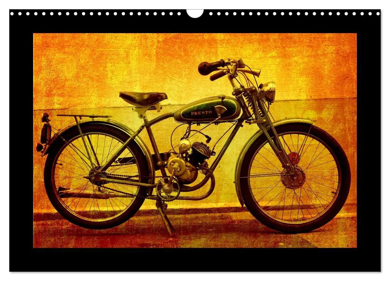 Cover: 9783516233285 | Motorrad Oldtimer (Wandkalender 2026 DIN A3 quer), CALVENDO...