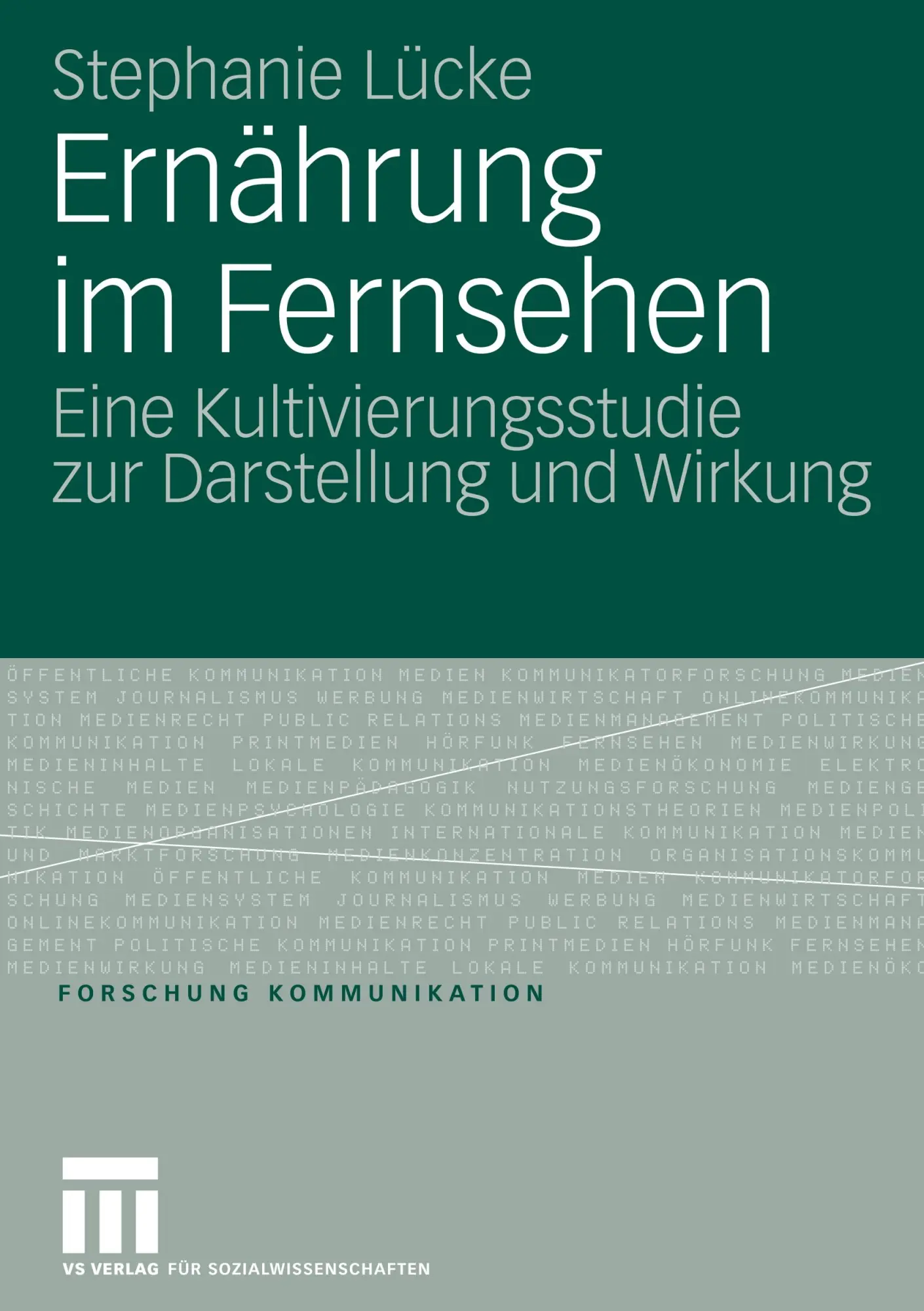 Cover: 9783531153285 | Ernährung im Fernsehen | Stephanie Lücke | Taschenbuch | Paperback