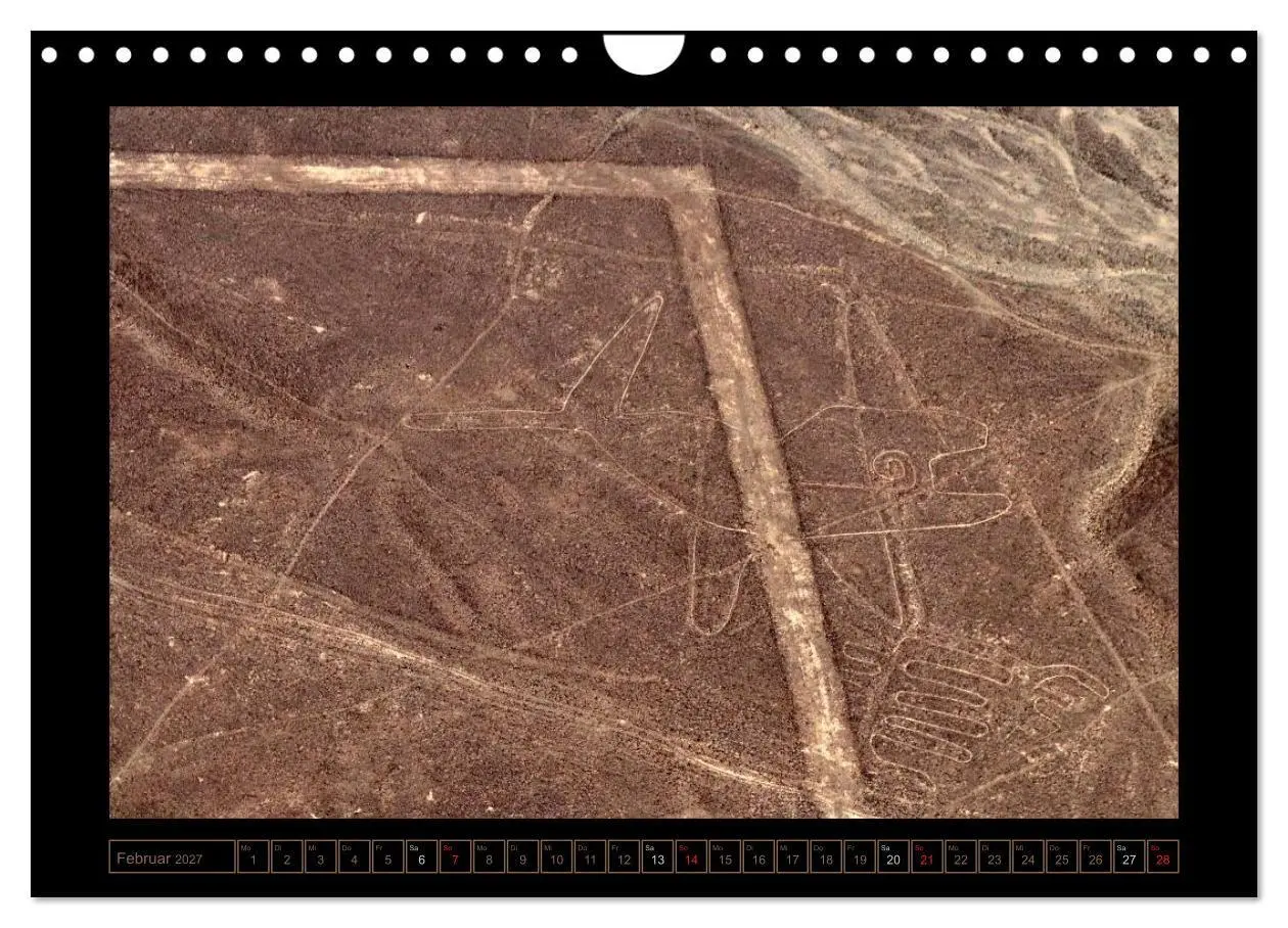 Bild: 9783594213285 | Die NAZCA Linien - Geheimnisvolle Figuren (Wandkalender 2027 DIN A4...