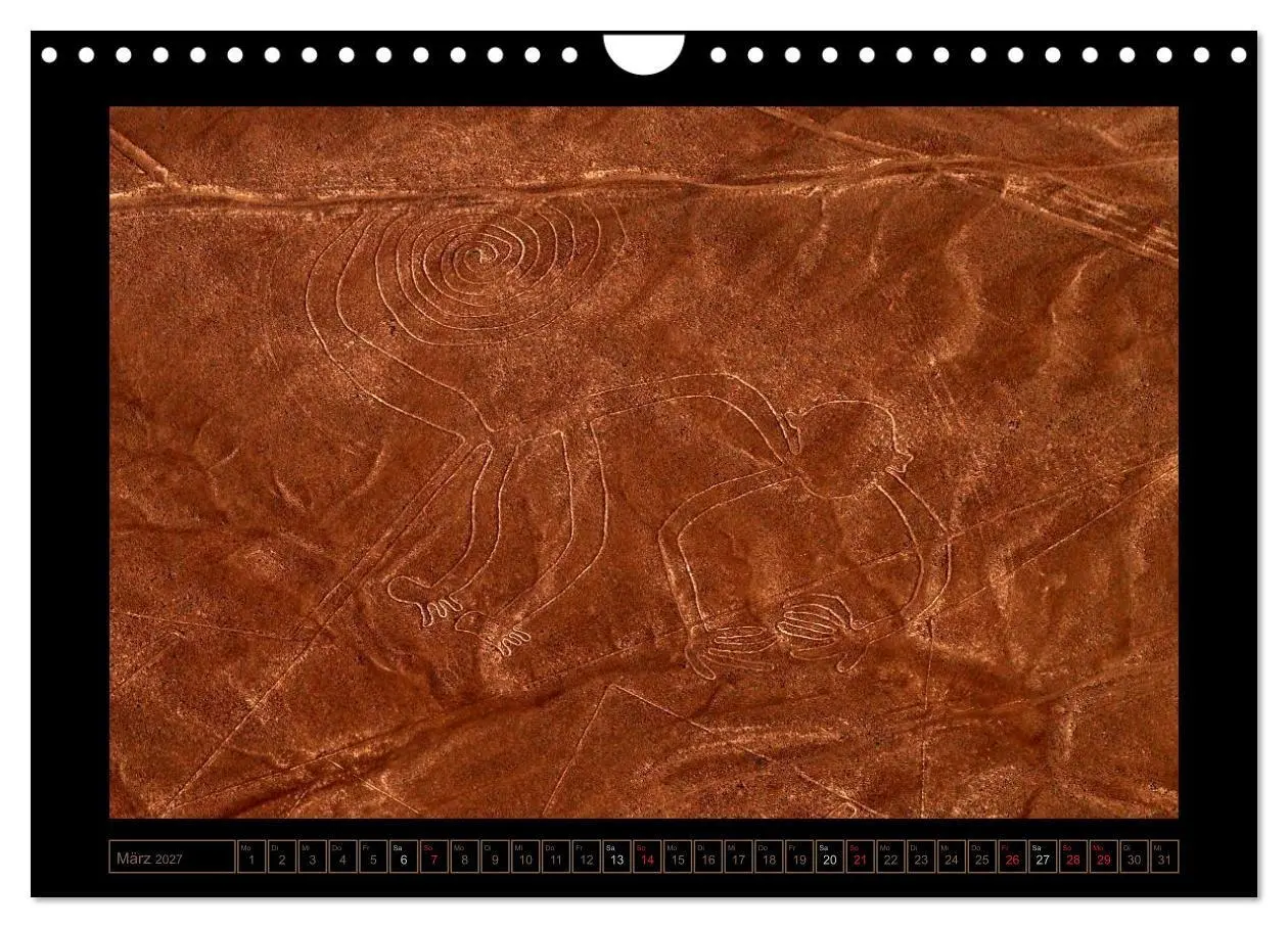Bild: 9783594213285 | Die NAZCA Linien - Geheimnisvolle Figuren (Wandkalender 2027 DIN A4...
