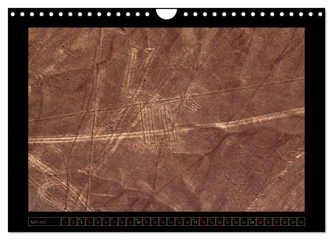 Bild: 9783594213285 | Die NAZCA Linien - Geheimnisvolle Figuren (Wandkalender 2027 DIN A4...