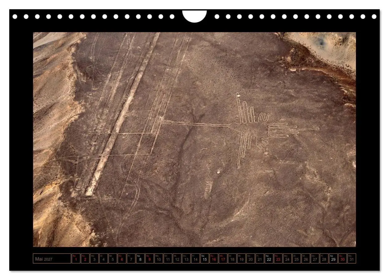 Bild: 9783594213285 | Die NAZCA Linien - Geheimnisvolle Figuren (Wandkalender 2027 DIN A4...