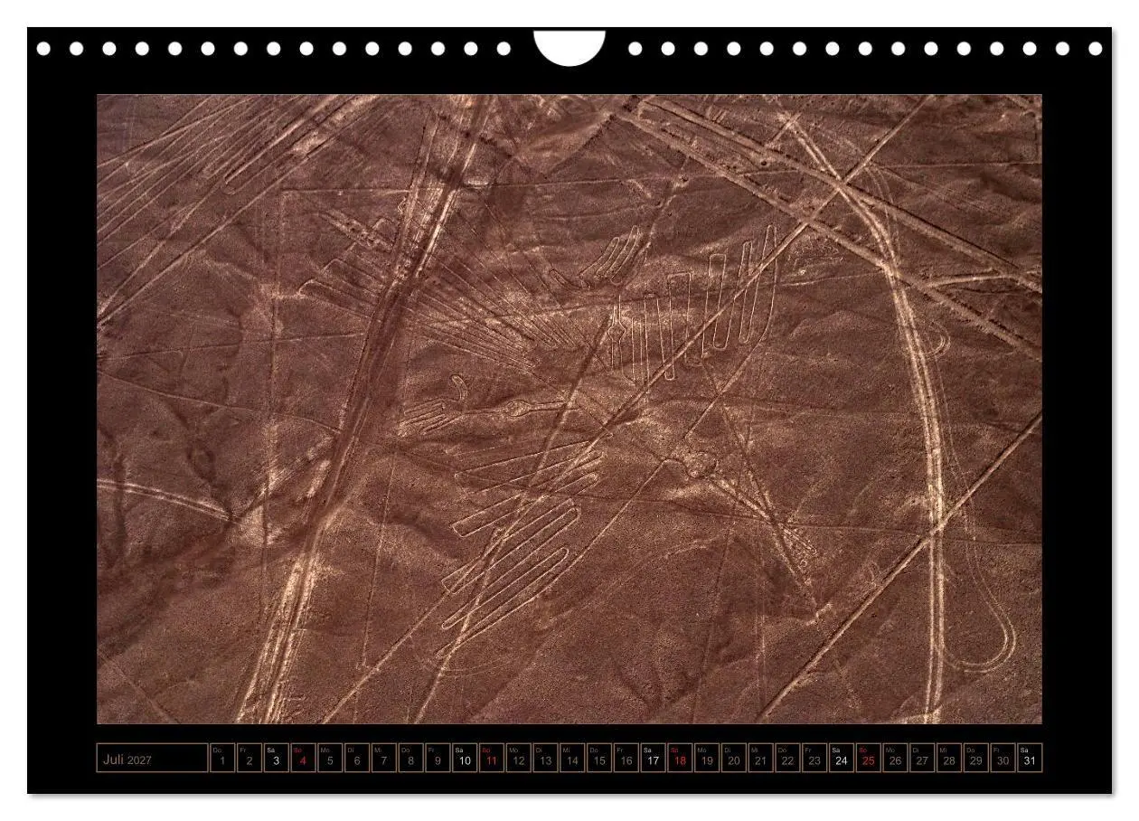 Bild: 9783594213285 | Die NAZCA Linien - Geheimnisvolle Figuren (Wandkalender 2027 DIN A4...