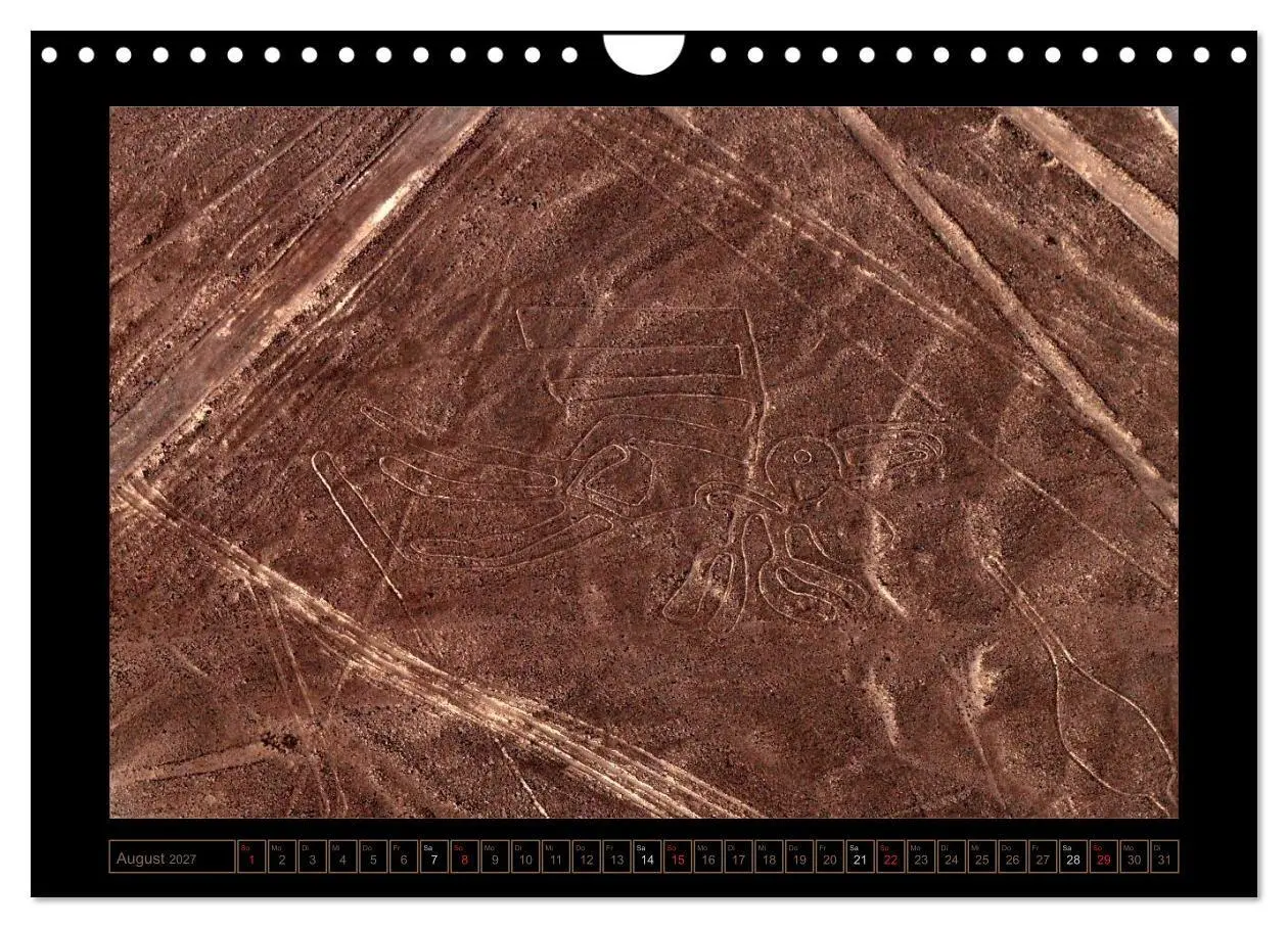 Bild: 9783594213285 | Die NAZCA Linien - Geheimnisvolle Figuren (Wandkalender 2027 DIN A4...