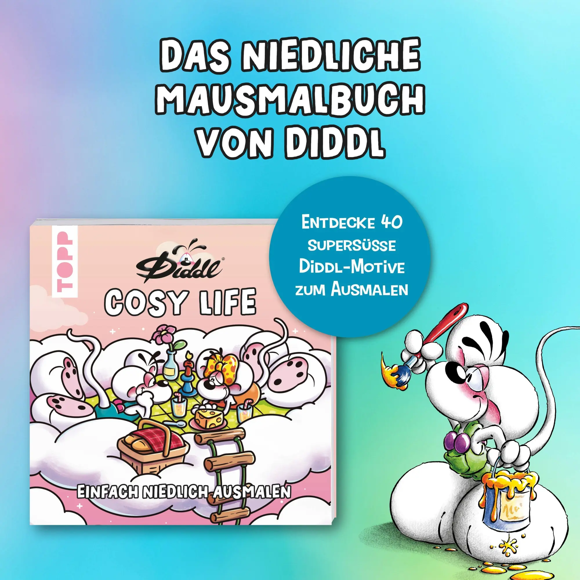 Bild: 9783735883285 | DIDDL - Cosy Life | Einfach niedlich ausmalen | Diddl (u. a.) | Buch