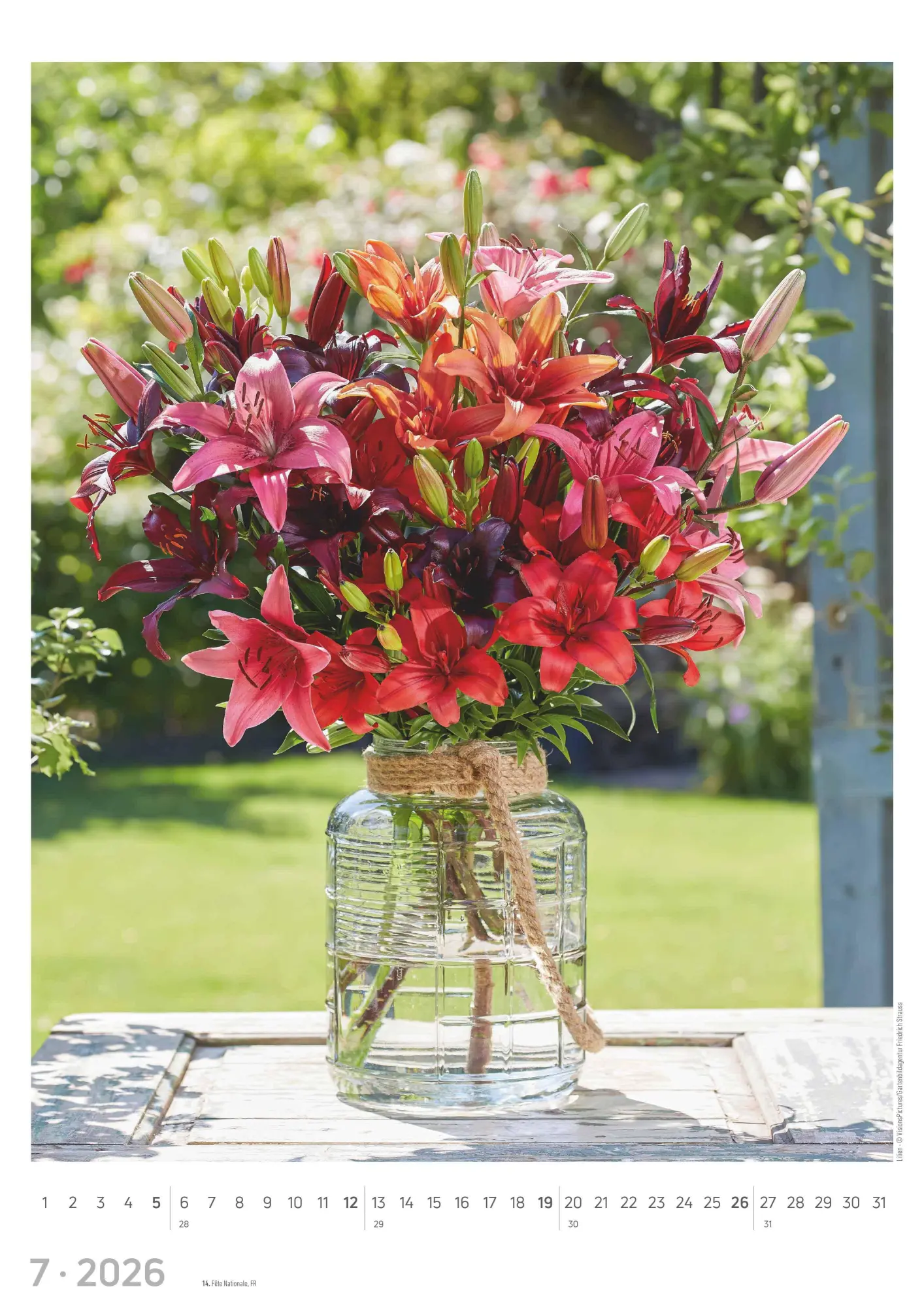 Bild: 4069095003385 | Blumen 2026 - Bildkalender A3 (29,7x42 cm) - Flowers - mit...