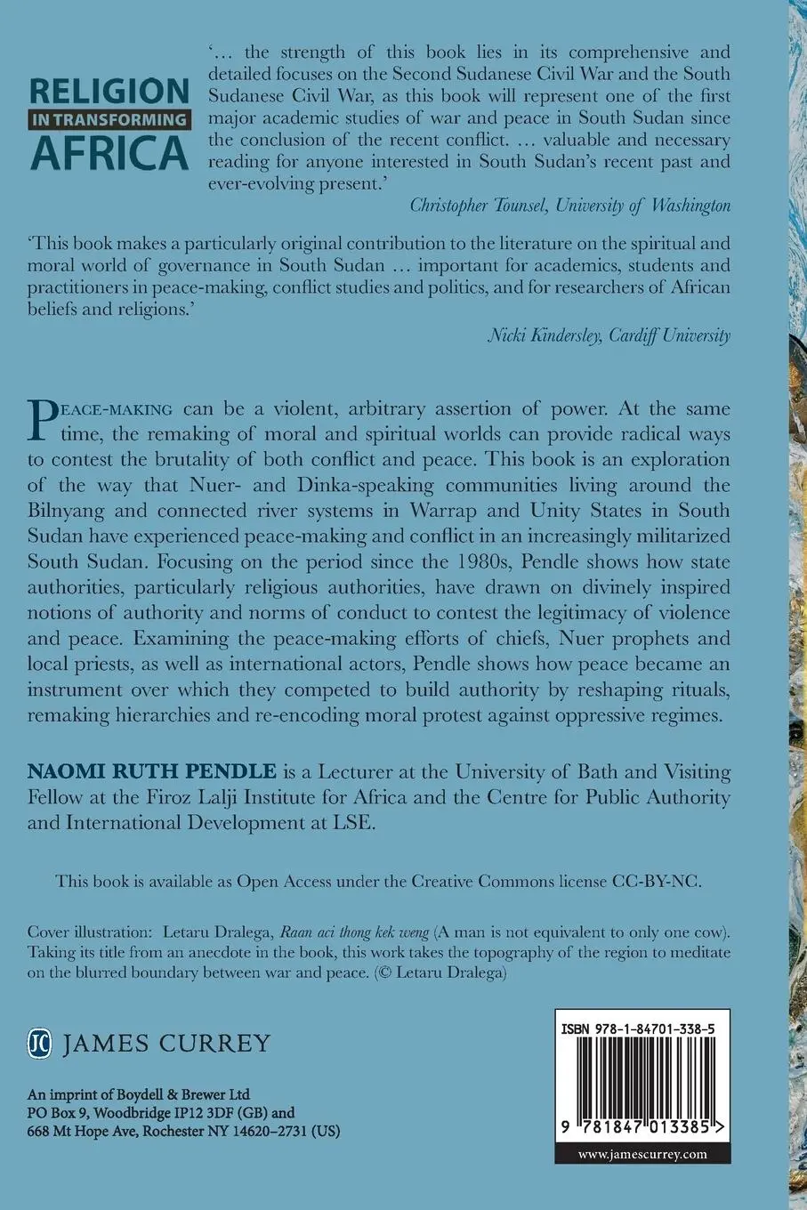Rückseite: 9781847013385 | Spiritual Contestations - The Violence of Peace in South Sudan | Buch
