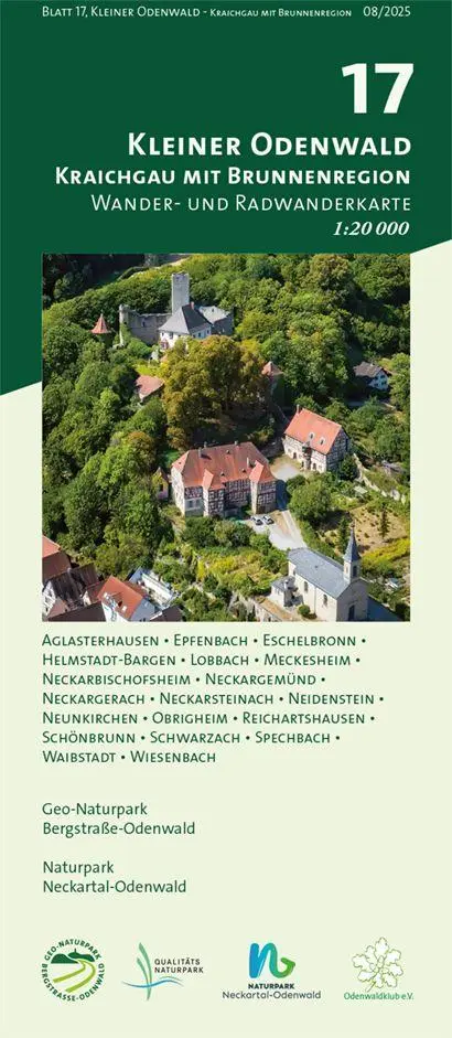 Cover: 9783947593385 | Blatt 17, Kleiner Odenwald - Kraichgau mit Brunnenregion | 2 S. | 2025