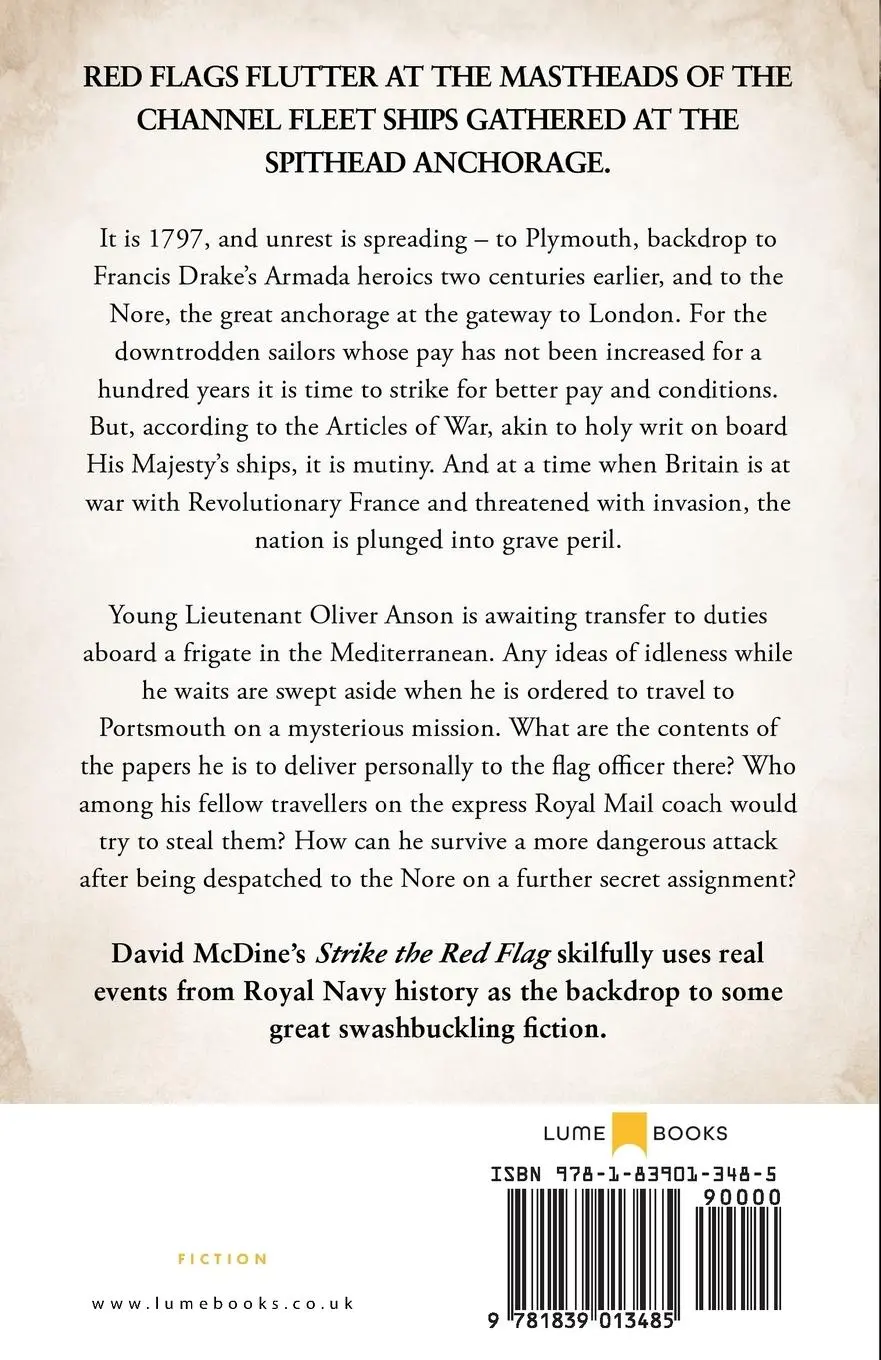 Rückseite: 9781839013485 | Strike the Red Flag | David McDine | Taschenbuch | Englisch | 2022