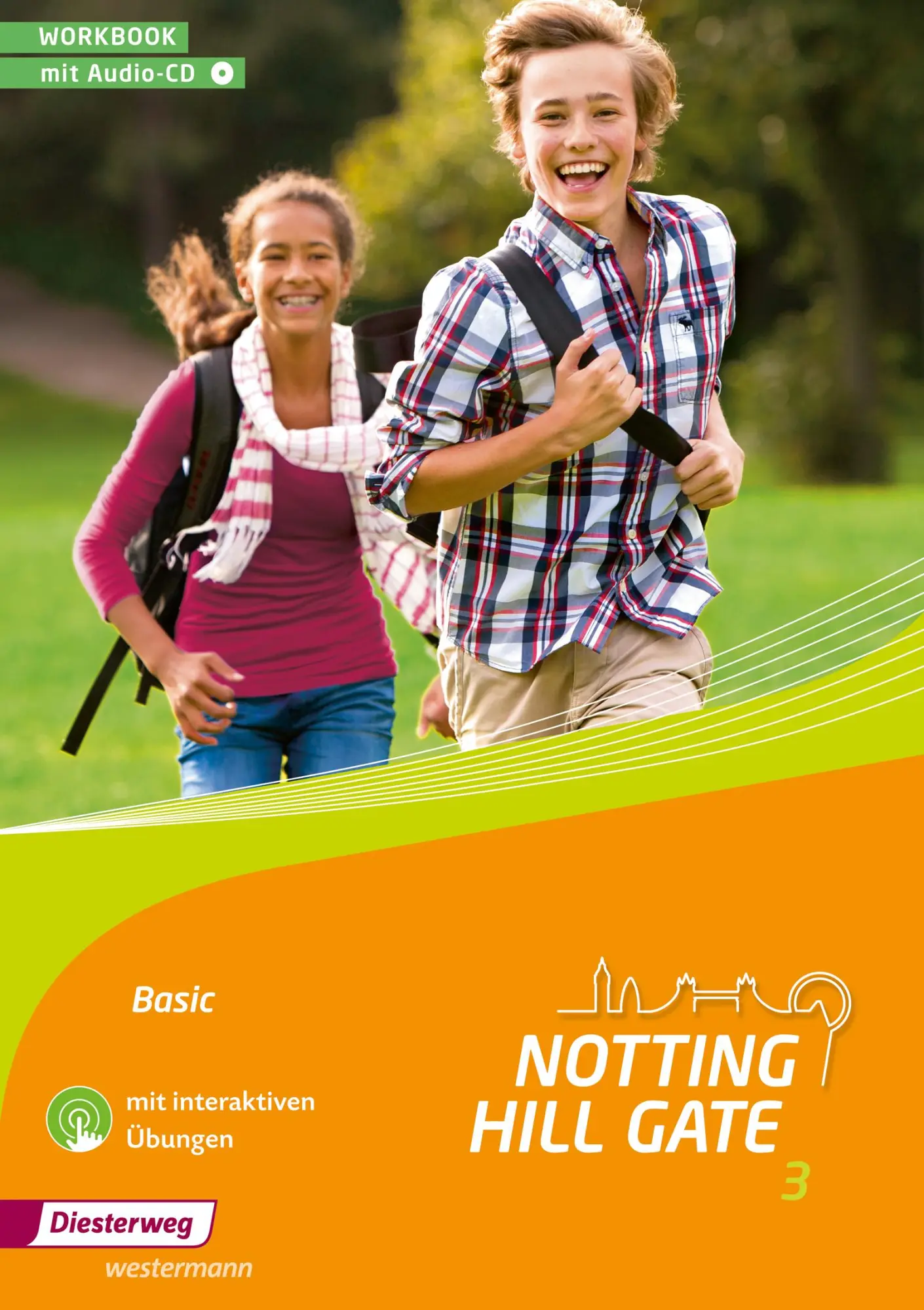 Cover: 9783141453485 | Notting Hill Gate 3. Workbook Basic mit Audio-CD und interaktiven...