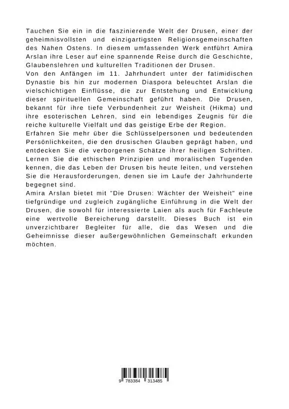 Rückseite: 9783384313485 | Die Drusen: Wächter der Weisheit | Amira Arslan | Buch | 260 S. | 2024