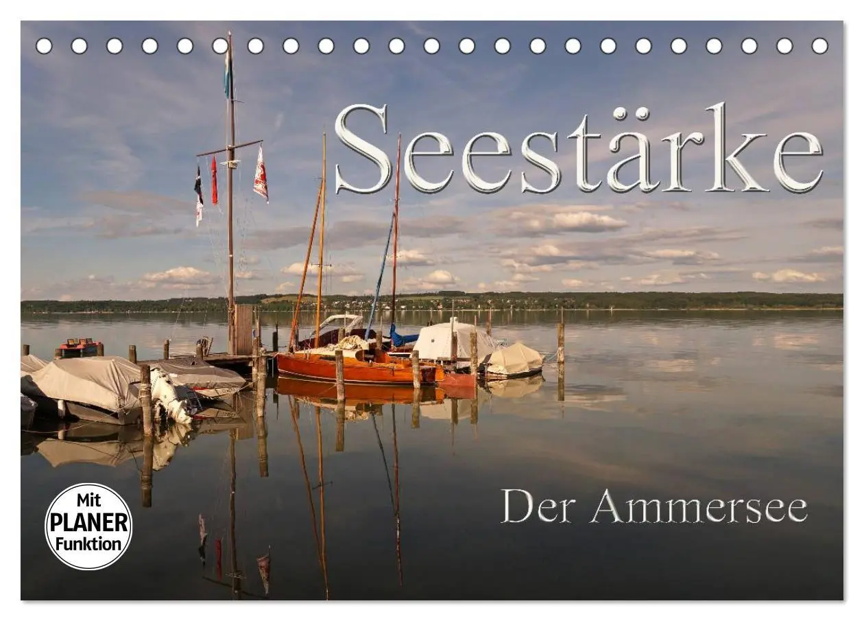 Cover: 9783457983485 | Seestärke - Der Ammersee (Tischkalender 2026 DIN A5 quer), CALVENDO...