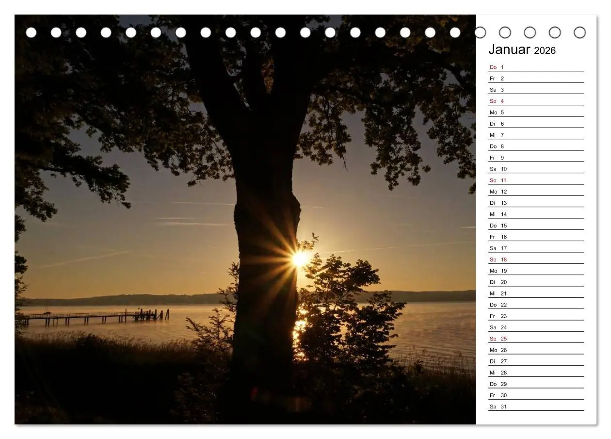 Bild: 9783457983485 | Seestärke - Der Ammersee (Tischkalender 2026 DIN A5 quer), CALVENDO...