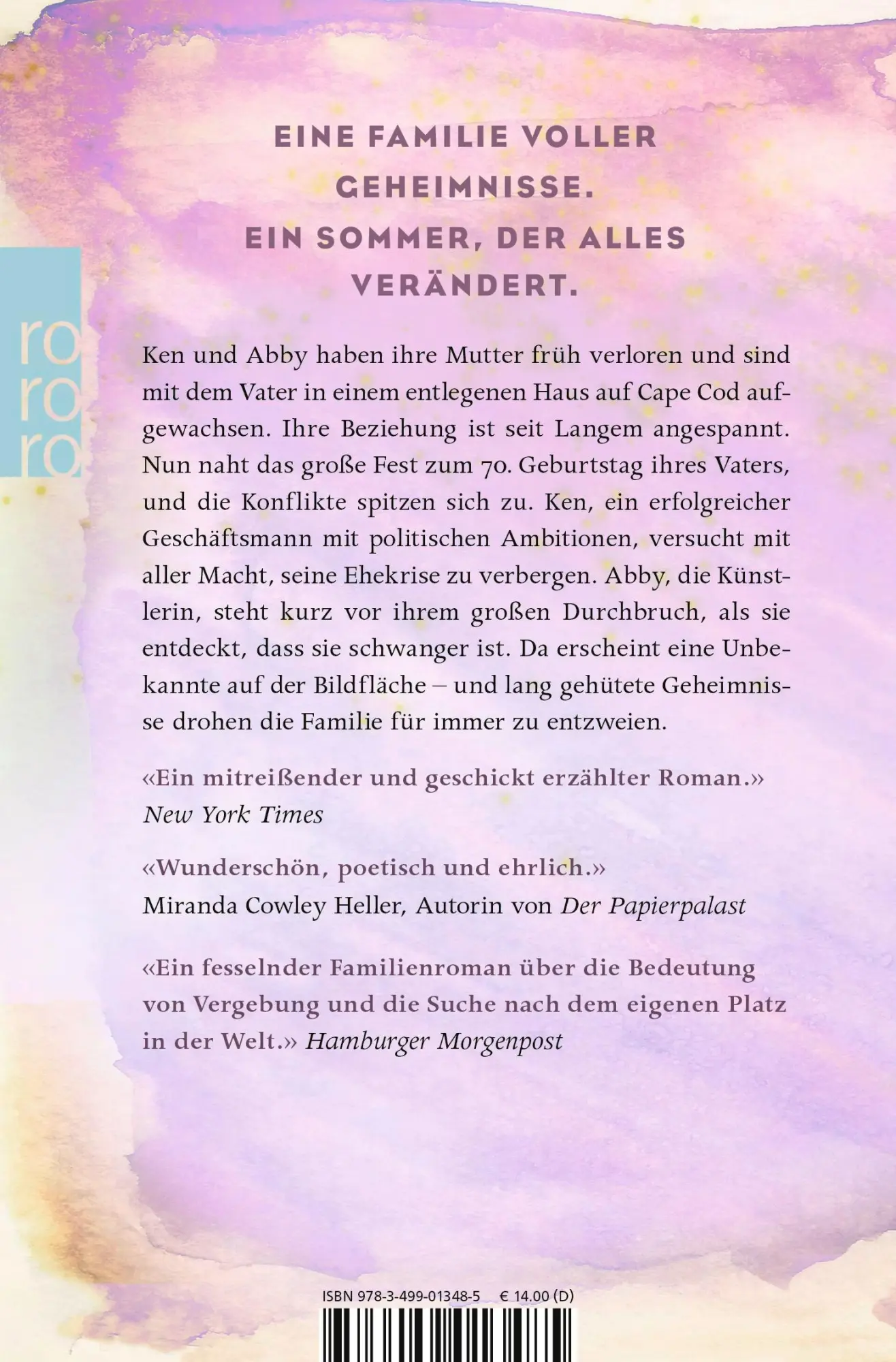 Rückseite: 9783499013485 | Das Sommerfest | Adrienne Brodeur | Taschenbuch | 464 S. | Deutsch
