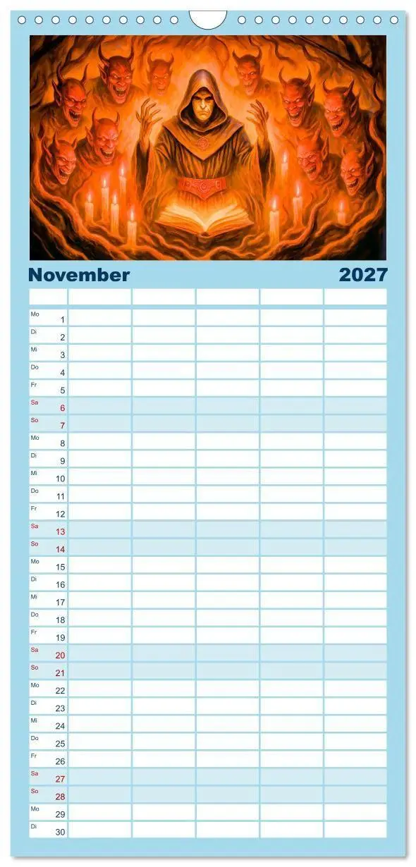 Bild: 9783594293485 | Familienplaner 2027 - Magische Meister - Kalender über Zauberer und...