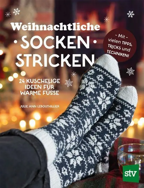 Weihnachtliche Socken stricken