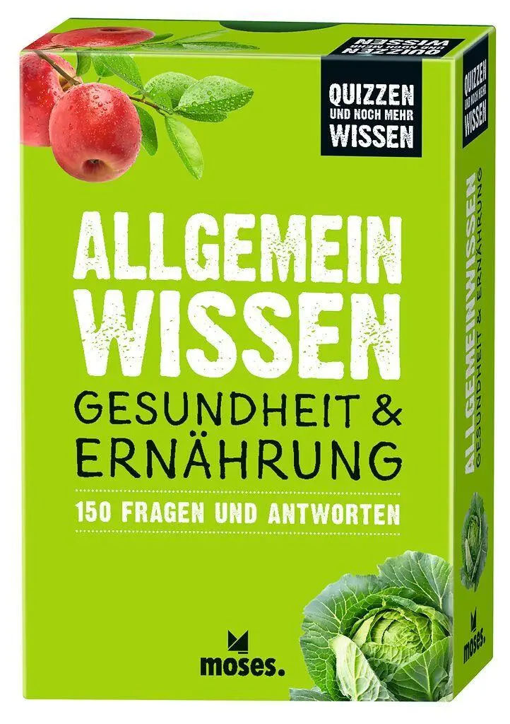 Cover: 9783964553485 | Allgemeinwissen Gesundheit &amp; Ernährung | 150 Fragen und Antworten