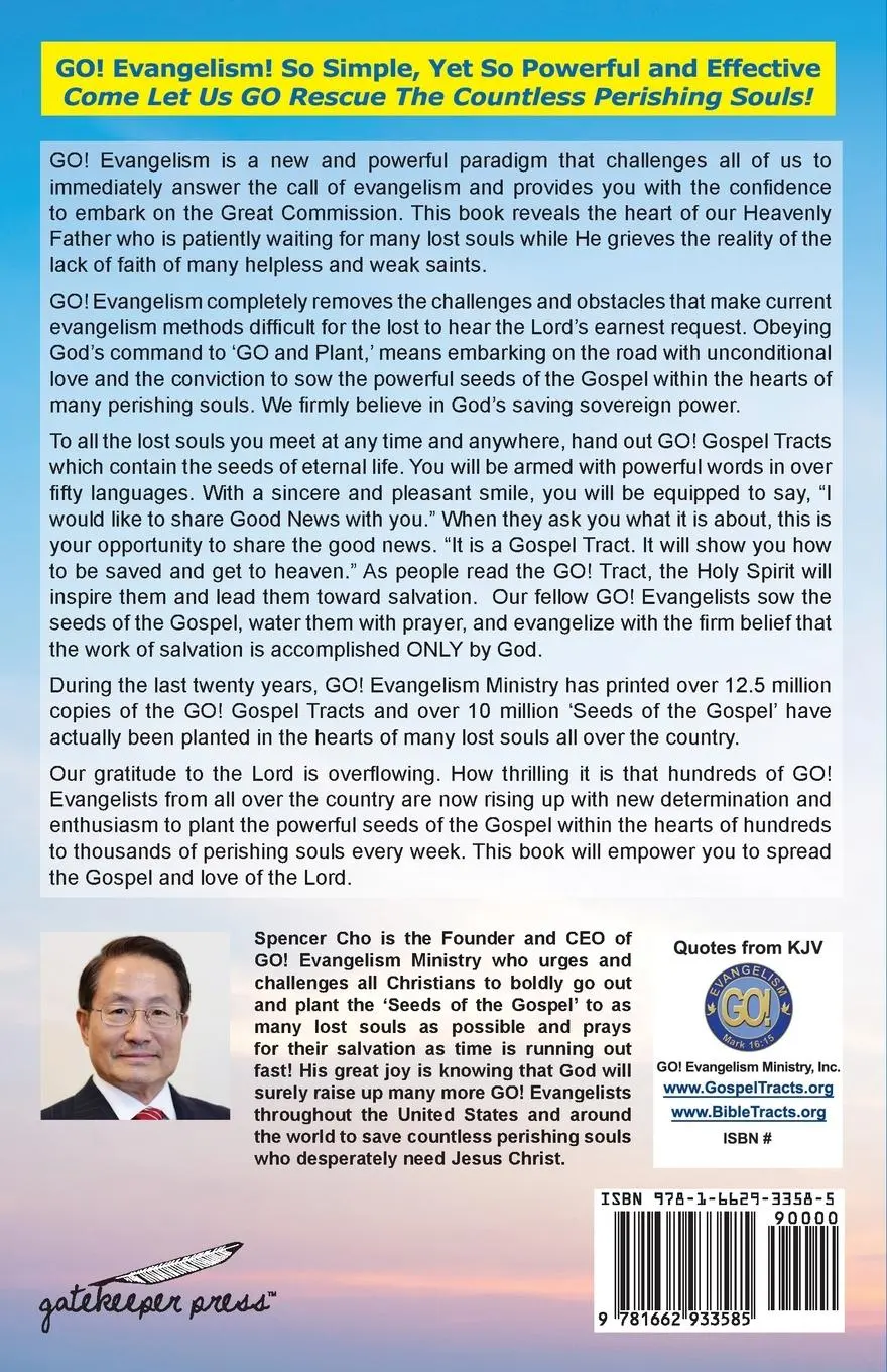 Rückseite: 9781662933585 | GO! Evangelism | So Simple, Yet So Powerful Evangelism | Spencer Cho