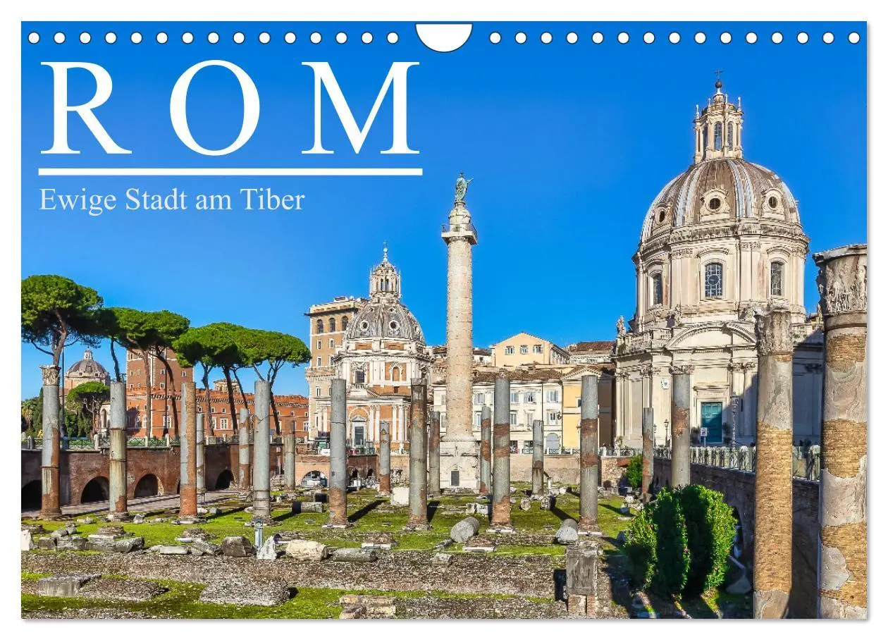 Cover: 9783457663585 | Rom - Ewige Stadt am Tiber (Wandkalender 2026 DIN A4 quer),...