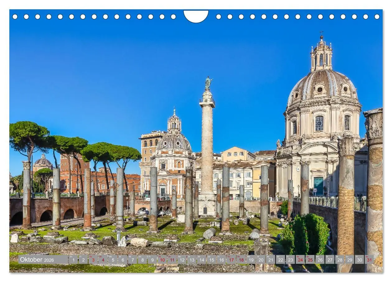 Bild: 9783457663585 | Rom - Ewige Stadt am Tiber (Wandkalender 2026 DIN A4 quer),...