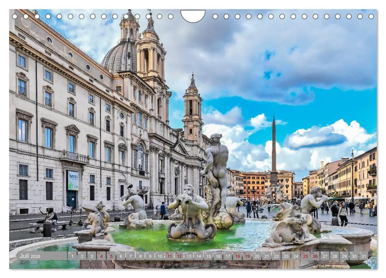 Bild: 9783457663585 | Rom - Ewige Stadt am Tiber (Wandkalender 2026 DIN A4 quer),...