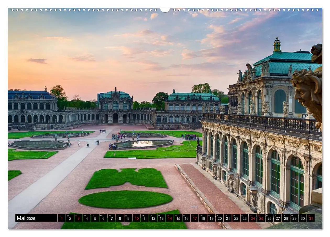 Bild: 9783516133585 | WUNDERVOLLES DRESDEN (Wandkalender 2026 DIN A2 quer), CALVENDO...