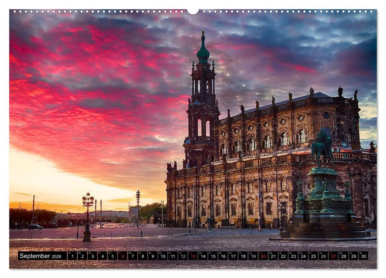 Bild: 9783516133585 | WUNDERVOLLES DRESDEN (Wandkalender 2026 DIN A2 quer), CALVENDO...