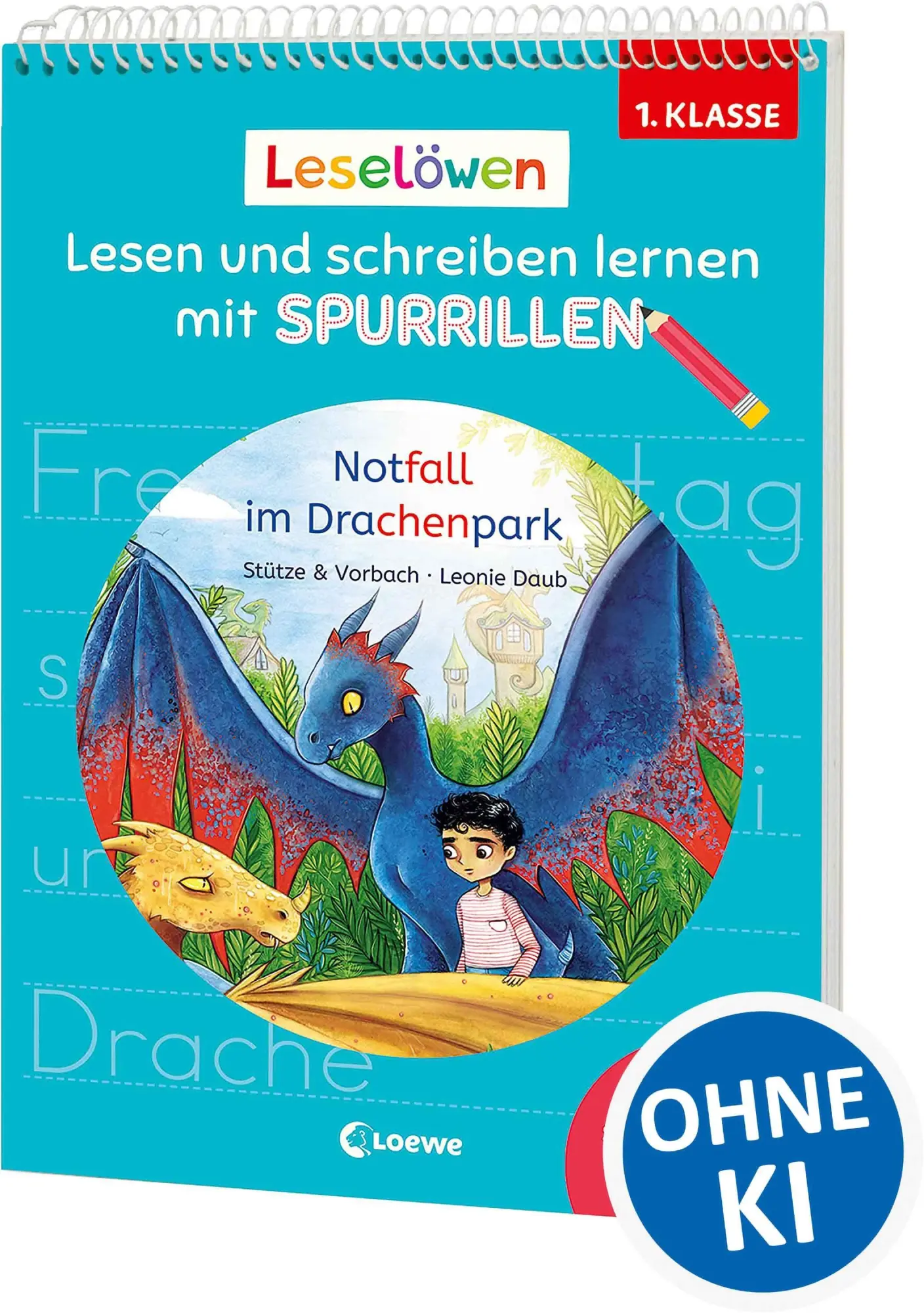 Cover: 9783743223585 | Leselöwen - Lesen und schreiben lernen mit Spurrillen - Notfall im...