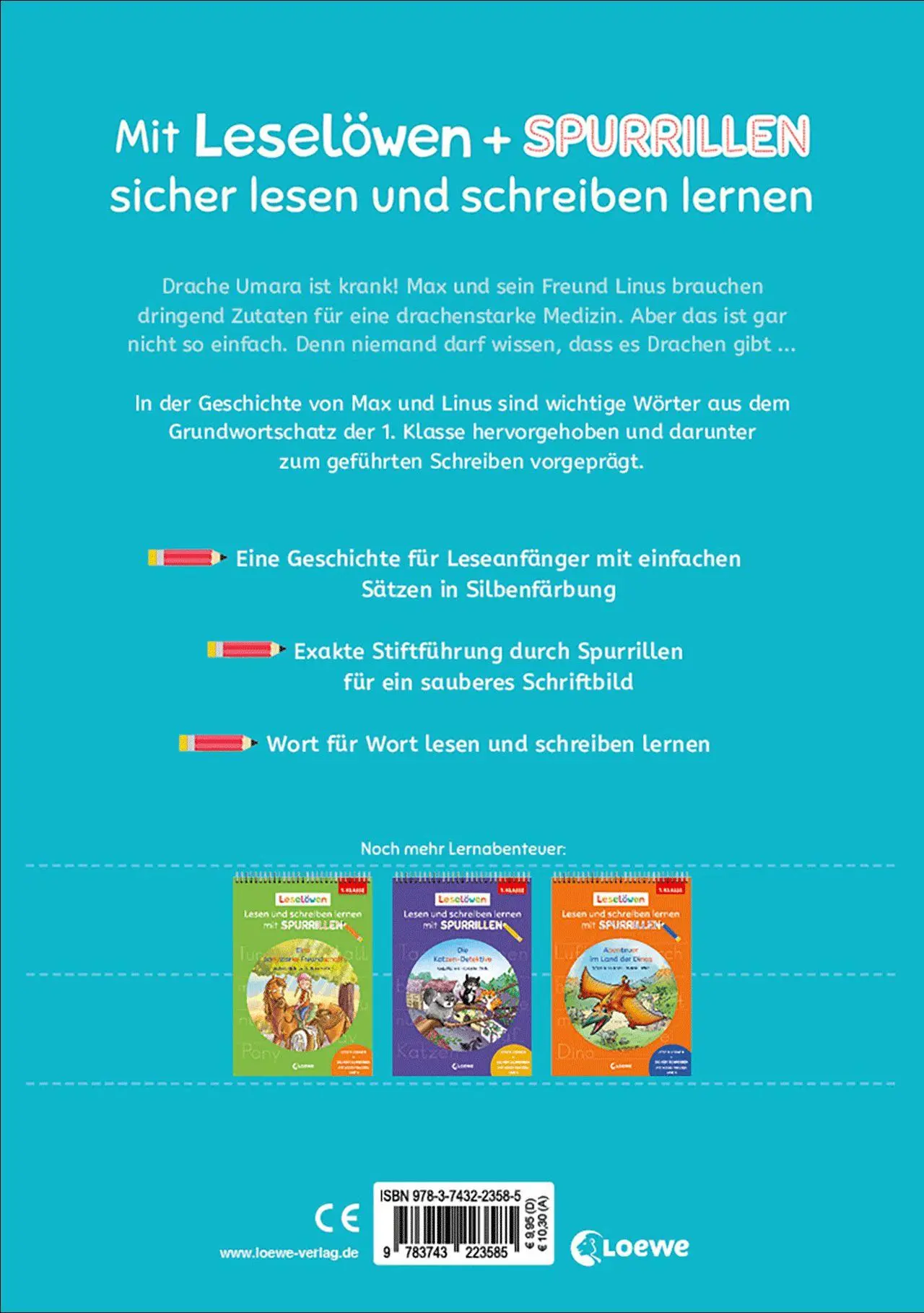 Bild: 9783743223585 | Leselöwen - Lesen und schreiben lernen mit Spurrillen - Notfall im...