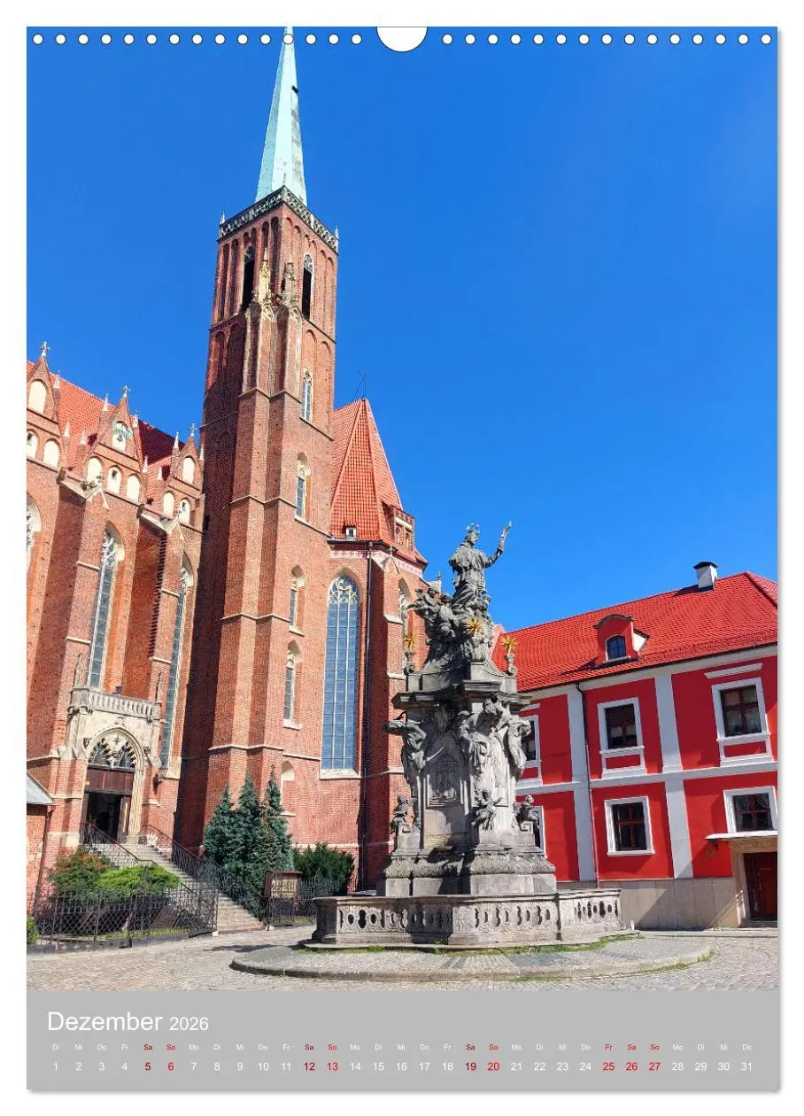 Bild: 9783516293685 | Breslau - Historische Mitte und Dominsel (Wandkalender 2026 DIN A3...