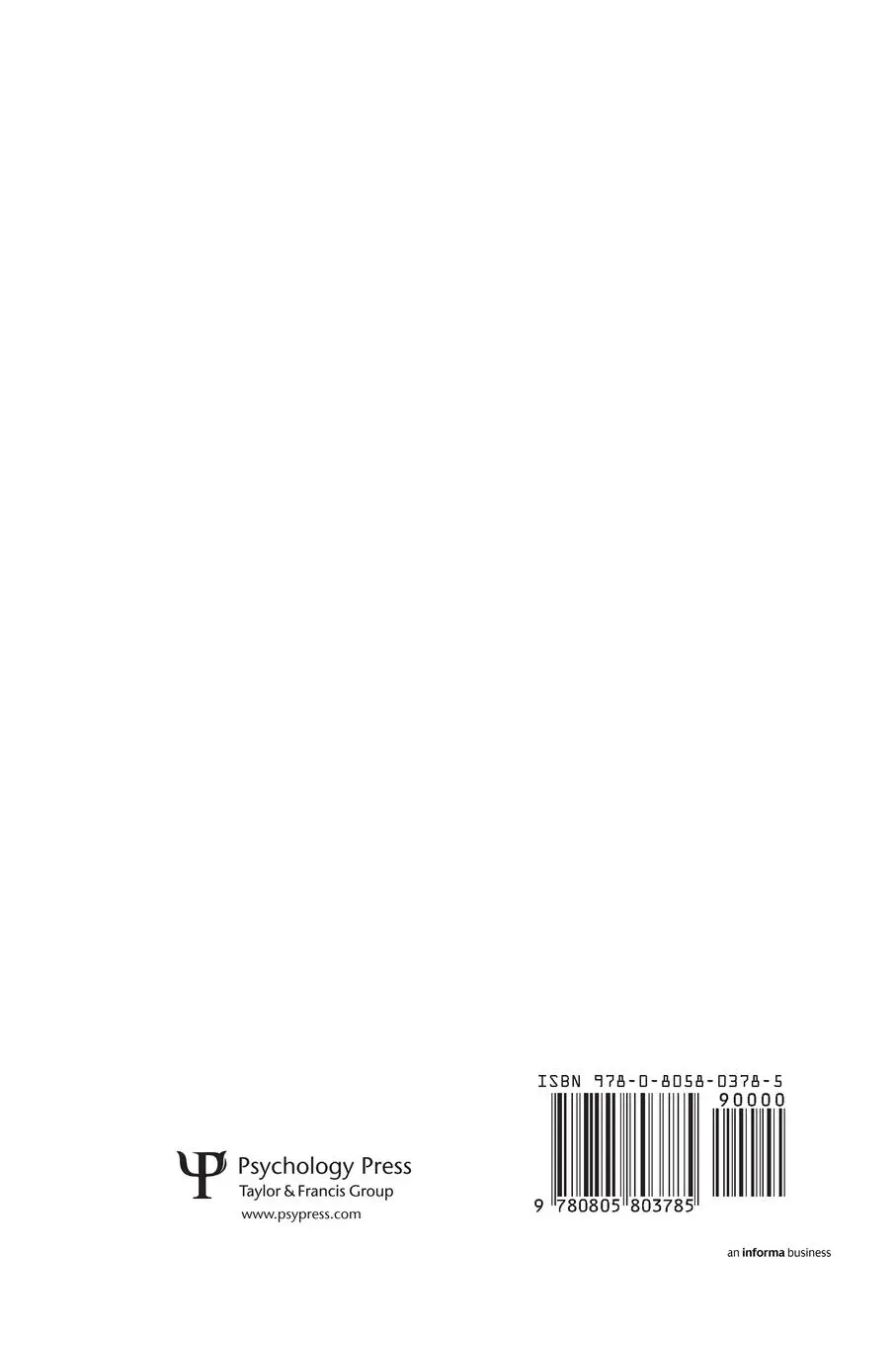 Rückseite: 9780805803785 | Multiway Contingency Tables Analysis for the Social Sciences | Wickens