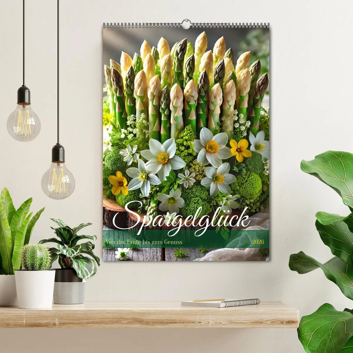 Bild: 9783457263785 | Spargelglück - von der Ernte bis zum Genuss (Wandkalender 2026 DIN...