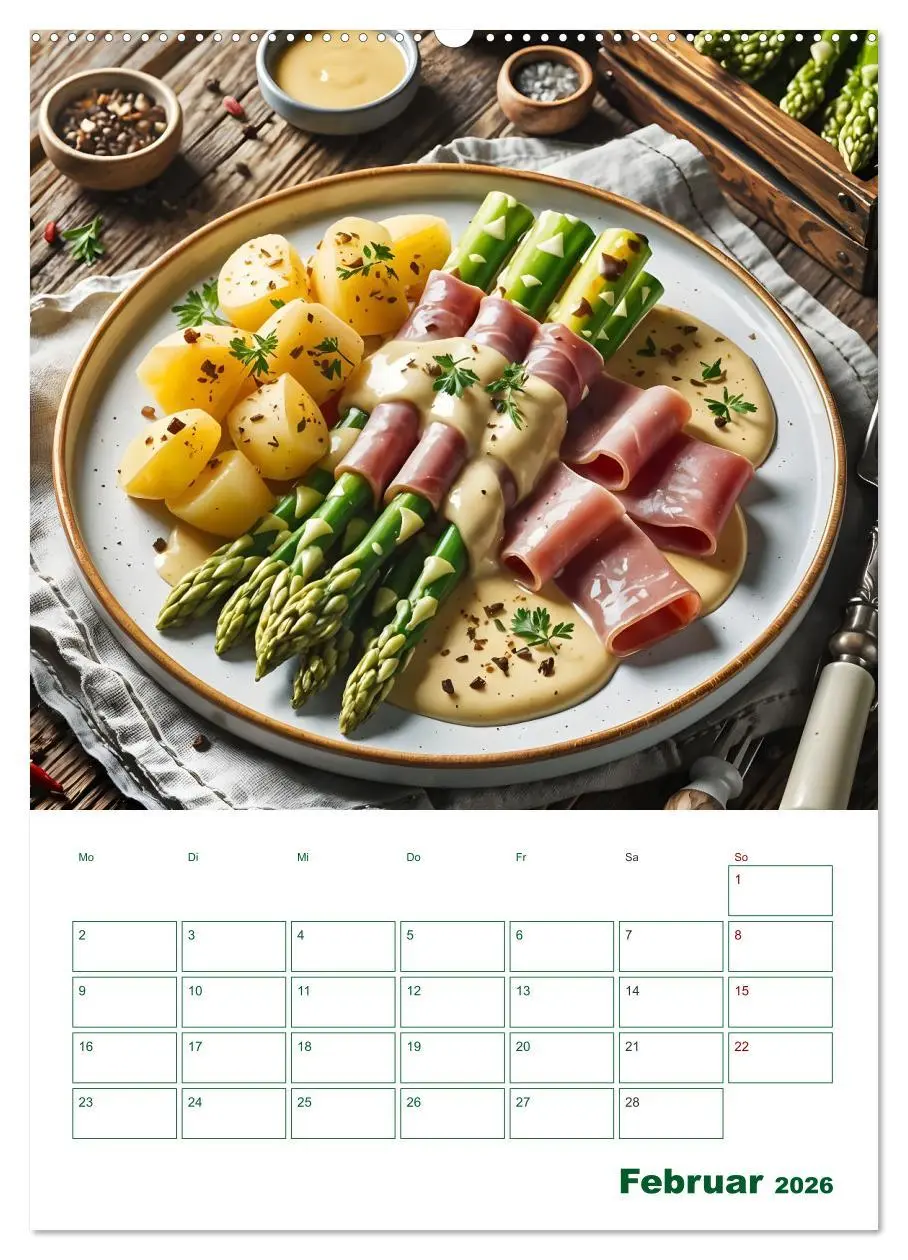 Bild: 9783457263785 | Spargelglück - von der Ernte bis zum Genuss (Wandkalender 2026 DIN...