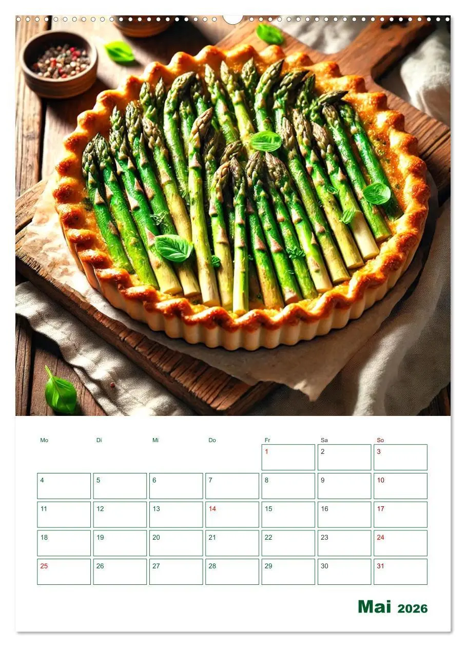 Bild: 9783457263785 | Spargelglück - von der Ernte bis zum Genuss (Wandkalender 2026 DIN...