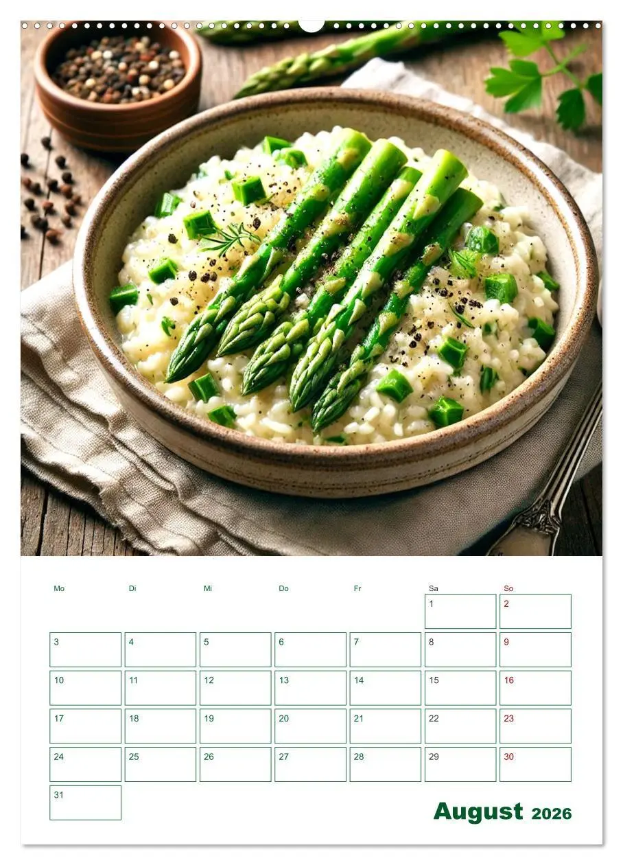 Bild: 9783457263785 | Spargelglück - von der Ernte bis zum Genuss (Wandkalender 2026 DIN...