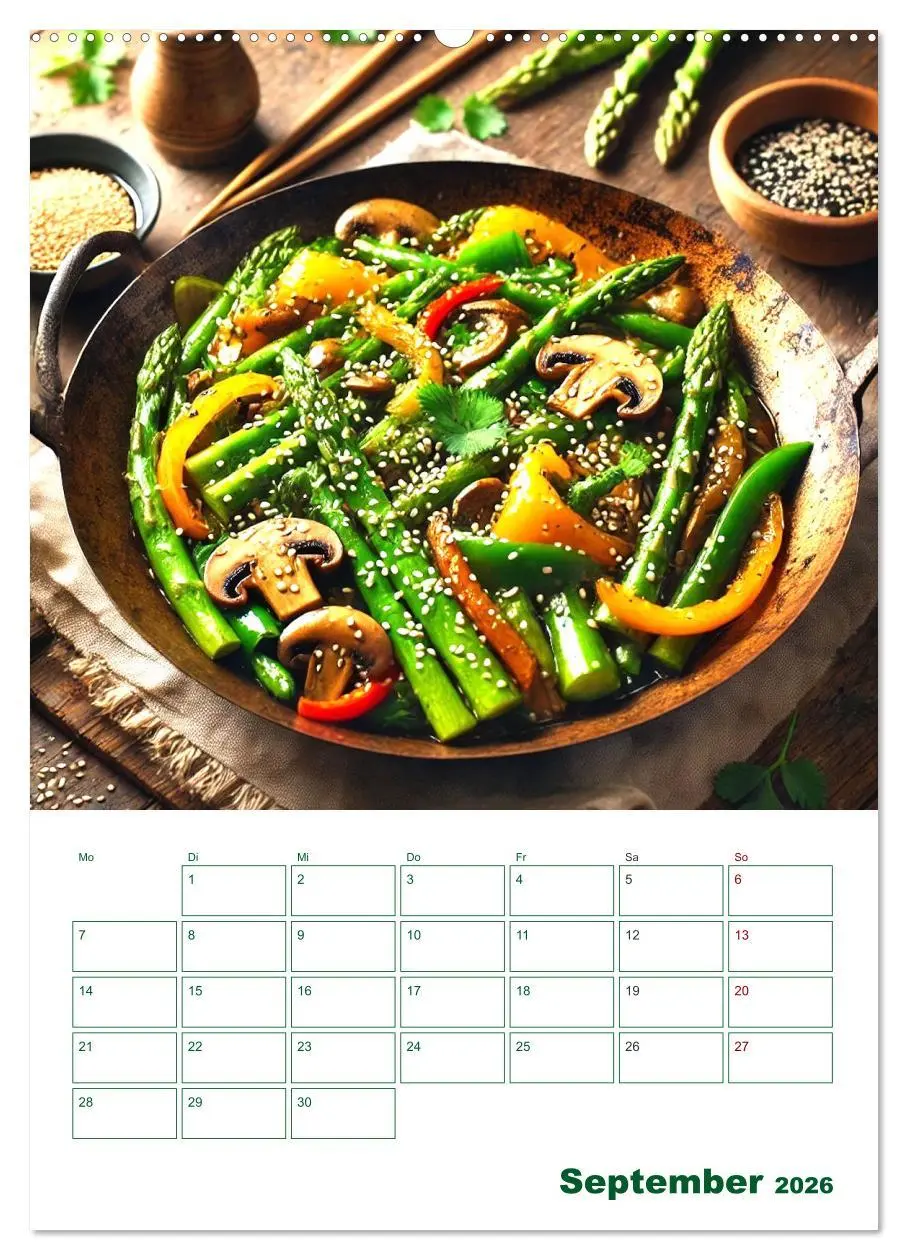 Bild: 9783457263785 | Spargelglück - von der Ernte bis zum Genuss (Wandkalender 2026 DIN...